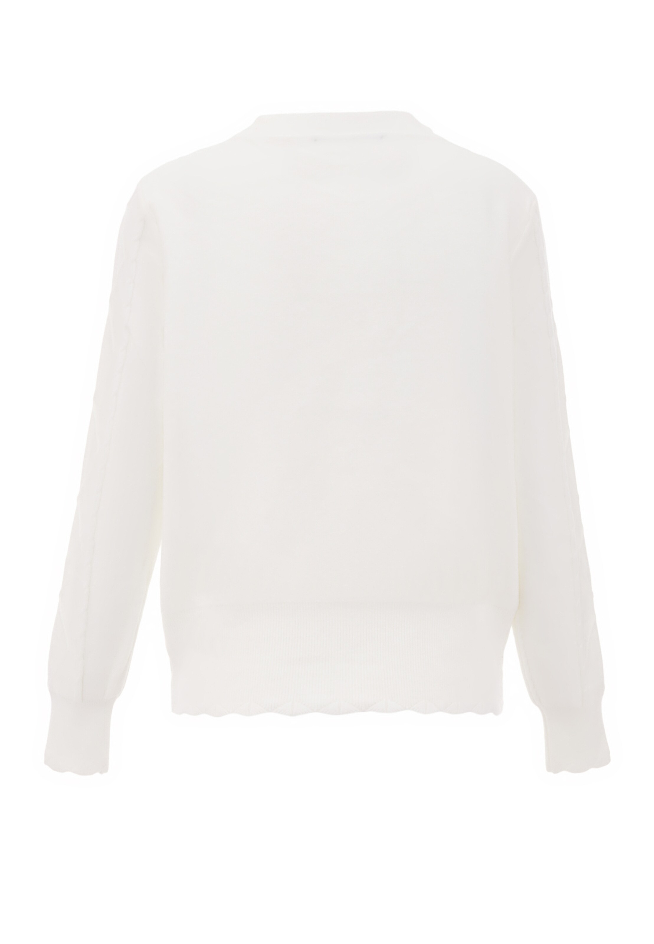 carato - Casaco de malha em branco