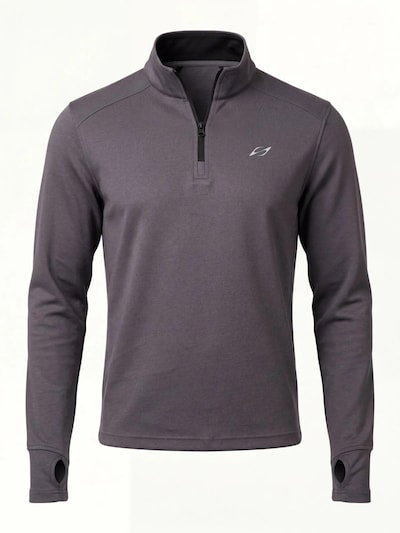 saved lab Performance Shirt 'SL-161 Quarter Zip Anthracite' in S in Anthracite, Item view