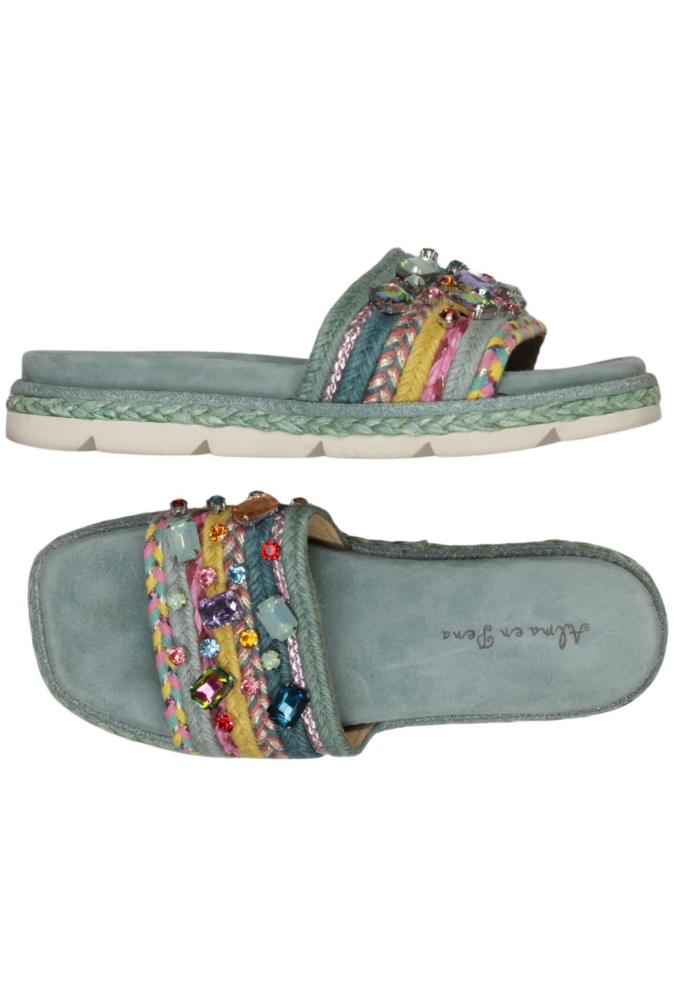 Alma En Pena Sandals & High-Heeled Sandals in 39 in Green: front