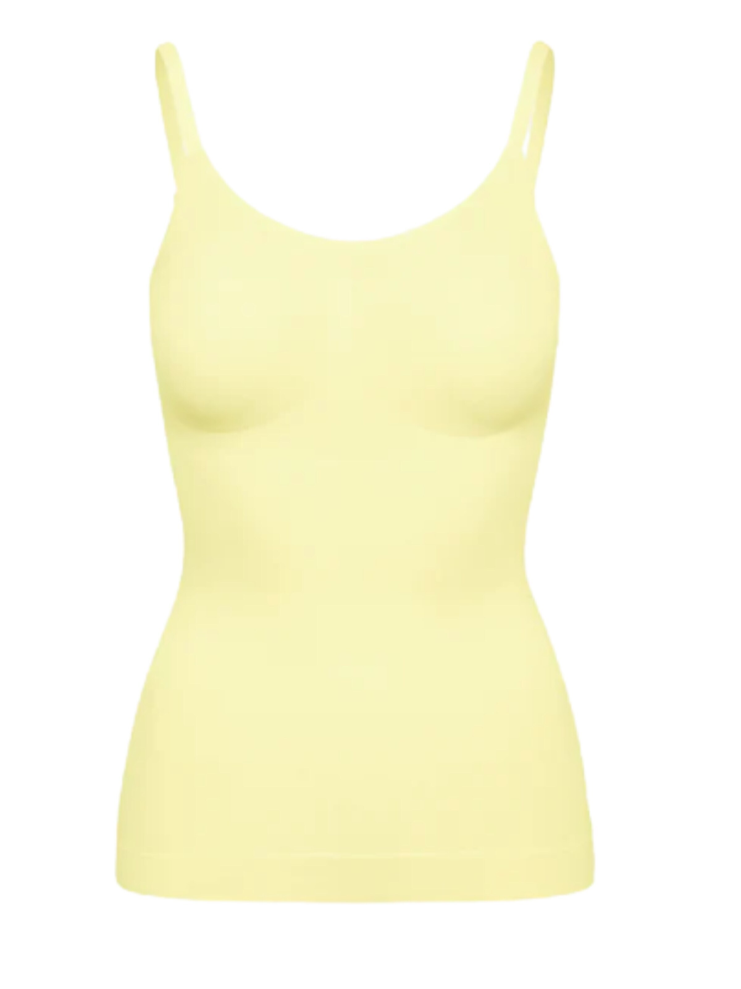 cfab (formerly creamy fabrics) - Top moldeador 'Shaping Cami' en amarillo: frente