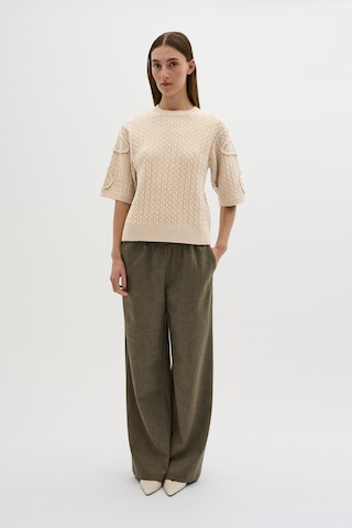 KAREN BY SIMONSEN Trui 'Taila' in Beige: voorkant
