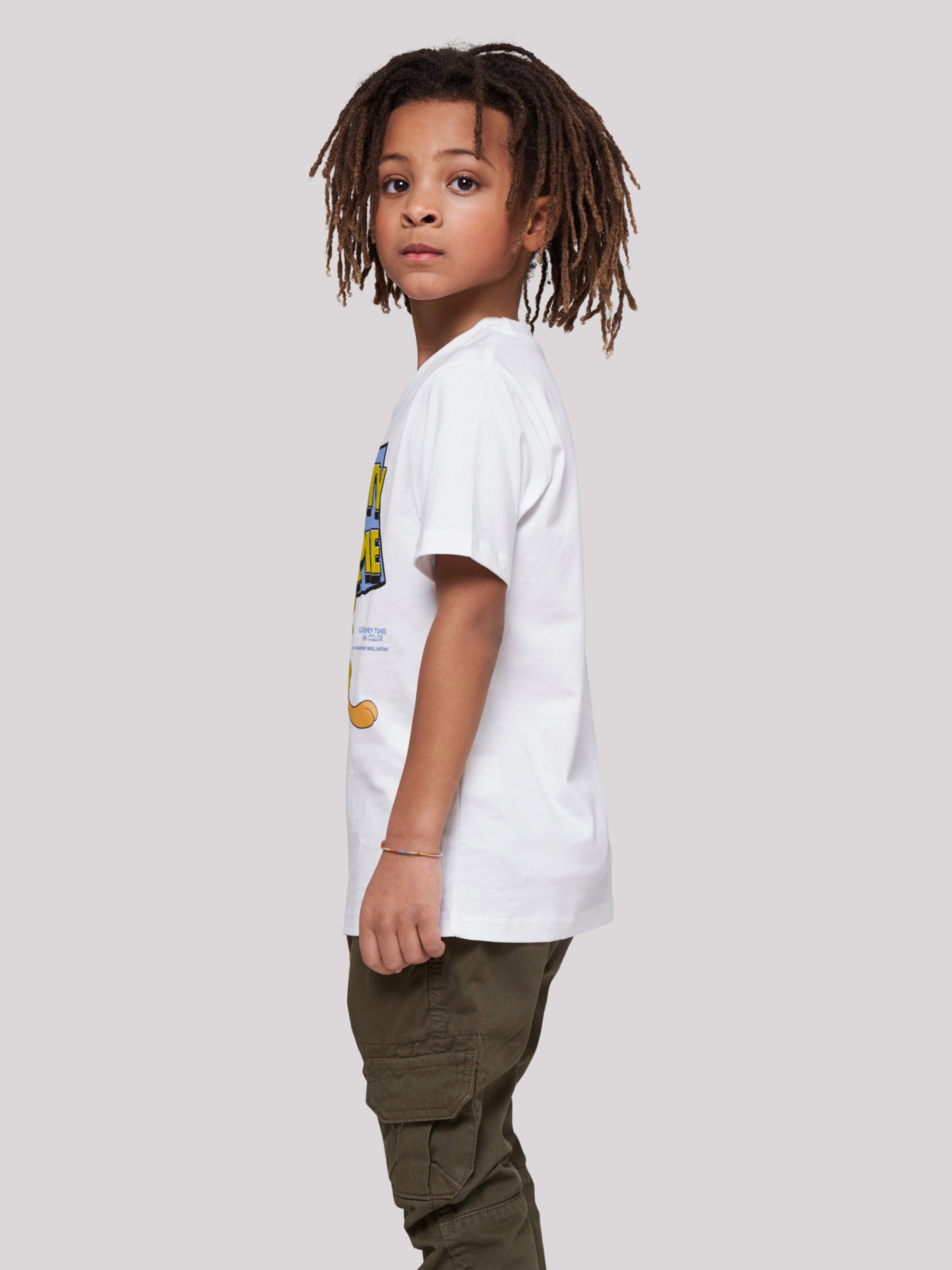 Kinder Kids (Gr. 92-140) F4NT4STIC Shirt 'Looney Tunes' in Weiß - ND30462 Kinder Kids (Gr. 92-140) F4NT4STIC Shirt 'Looney Tunes' in Weiß - ND30462