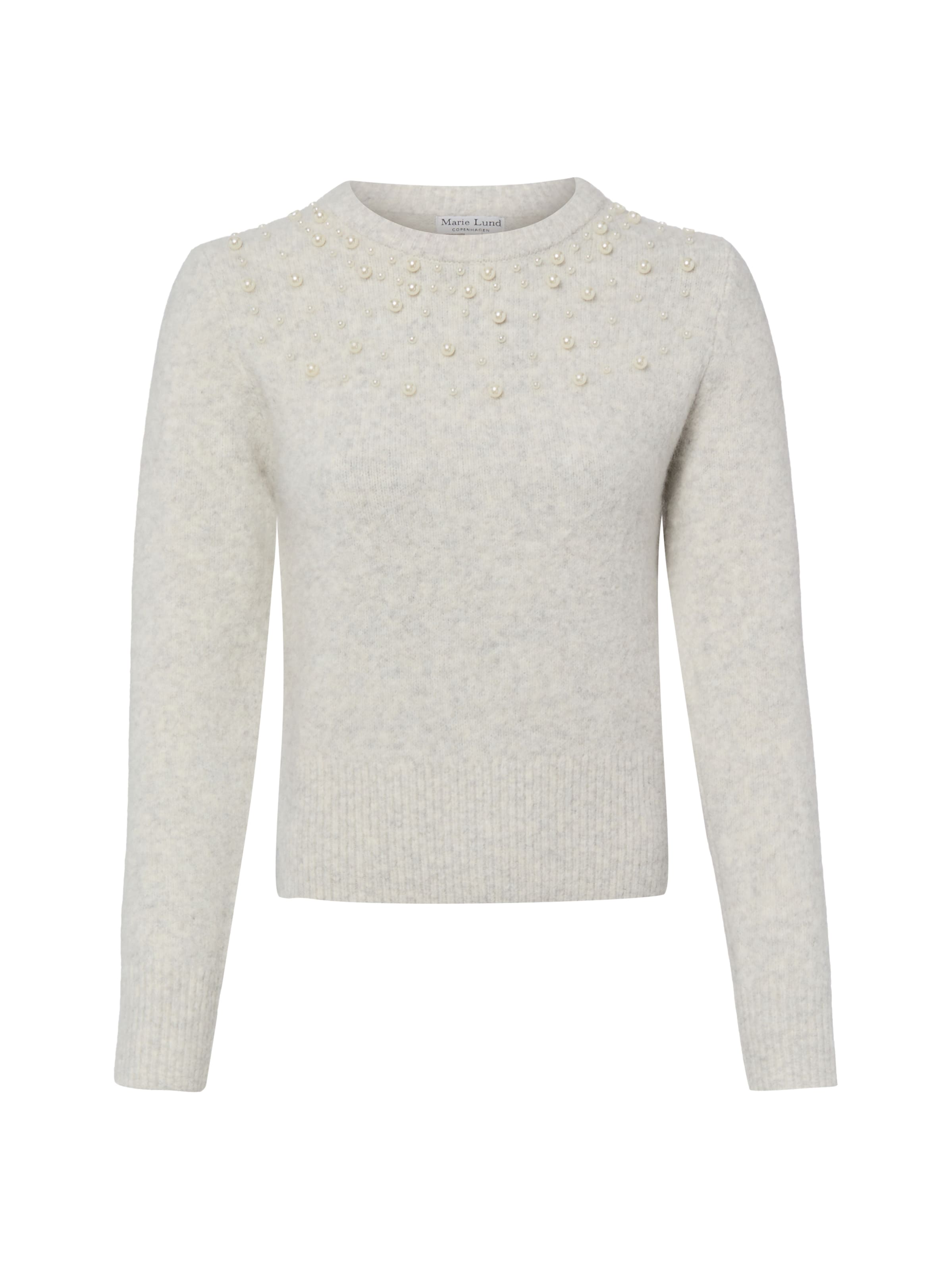 Marie Lund Pullover in Grau: Vorderseite