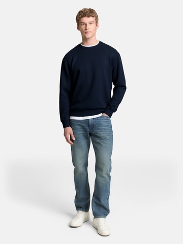TOM TAILOR DENIM Sweatshirt 'Basic Scuba' in Blue