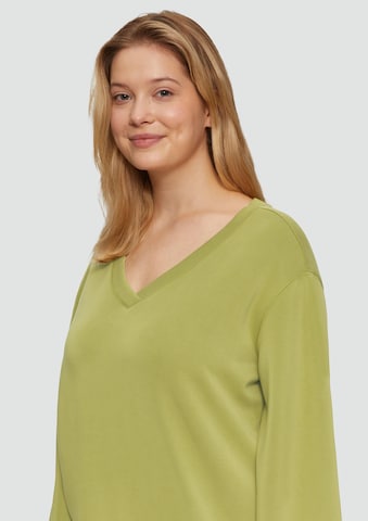 Sweat-shirt s.Oliver en vert