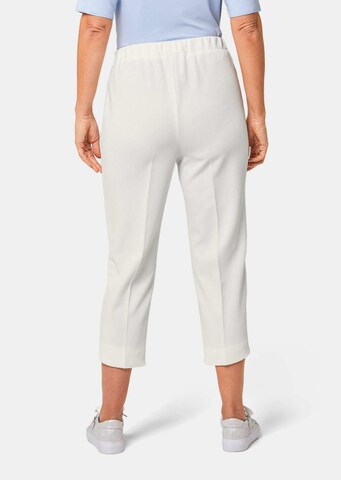 Regular Pantalon Goldner en blanc