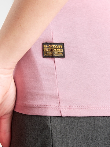 G-STAR T-shirt i rosa