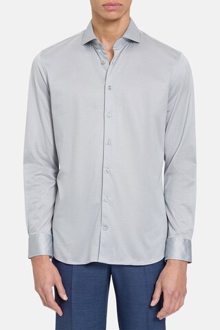 Baldessarini Slim fit Button Up Shirt 'Huge' in Blue