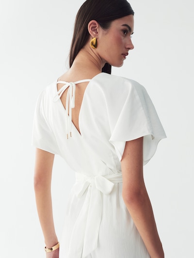Tuta jumpsuit 'Zarah' in XS BWLDR di colore bianco, Visualizzazione prodotti