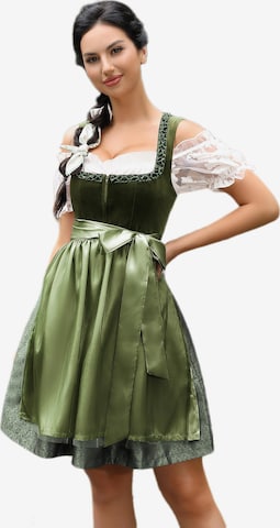 Yesfashion Dirndl in Green: front