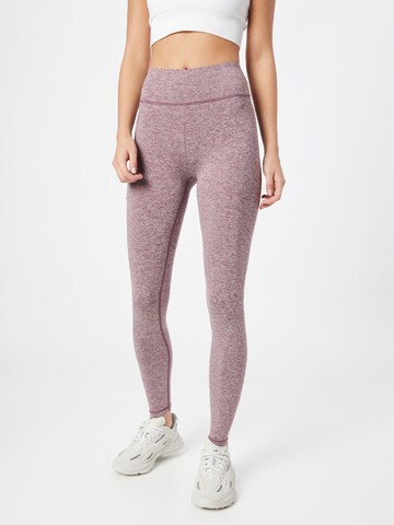 ONLY PLAY Skinny Workout Pants 'IVY' in Purple: front