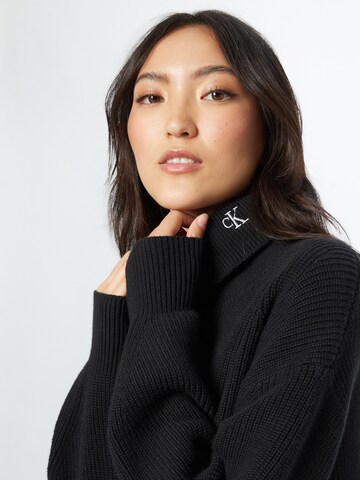 juoda Calvin Klein Jeans Megzta suknelė