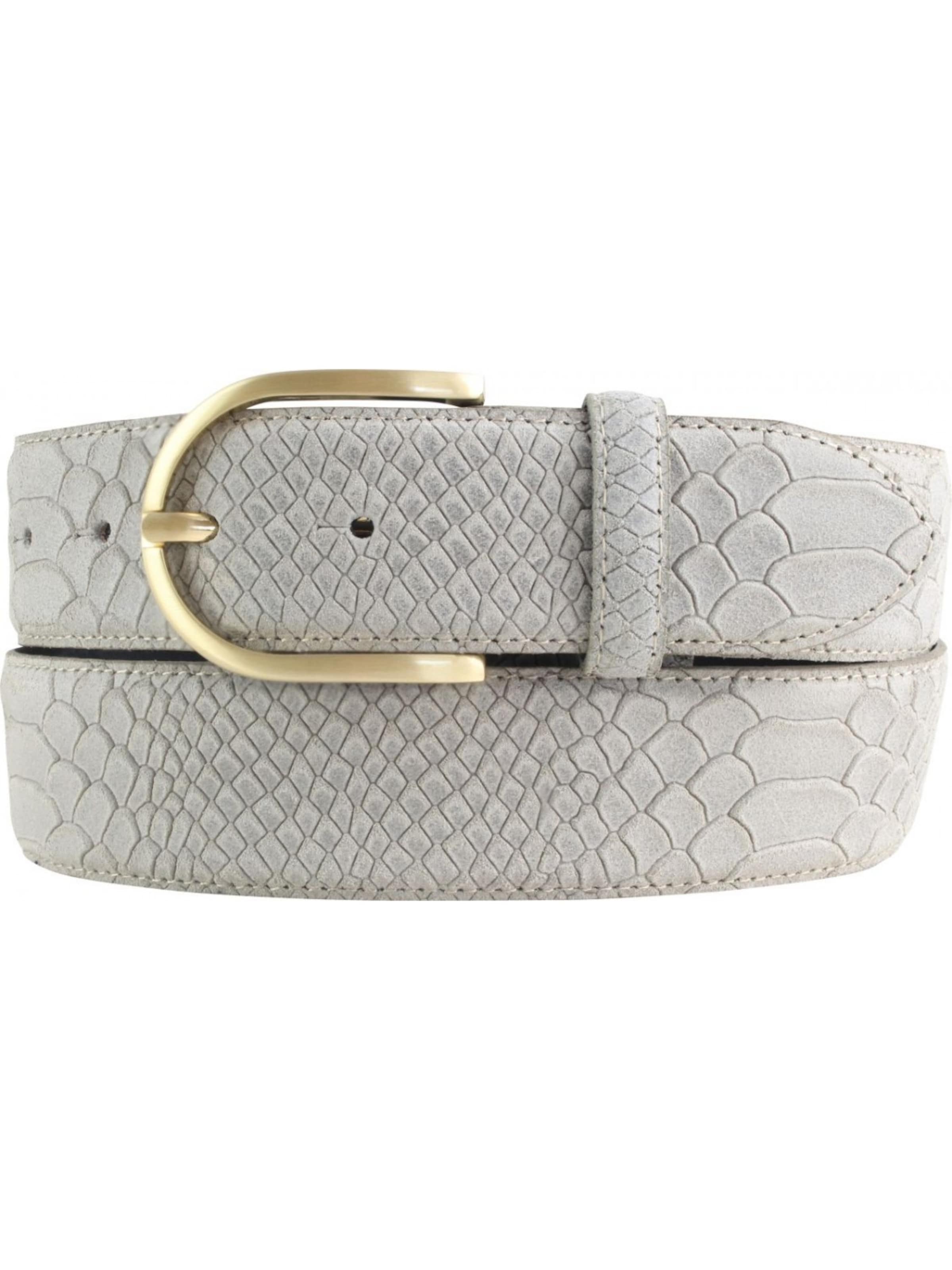 BELTINGER Belt 'Trevisoe' in Grey: front