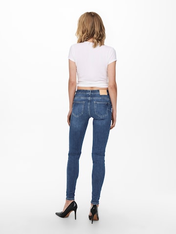ONLY Skinny Jeans 'Push' in Blauw