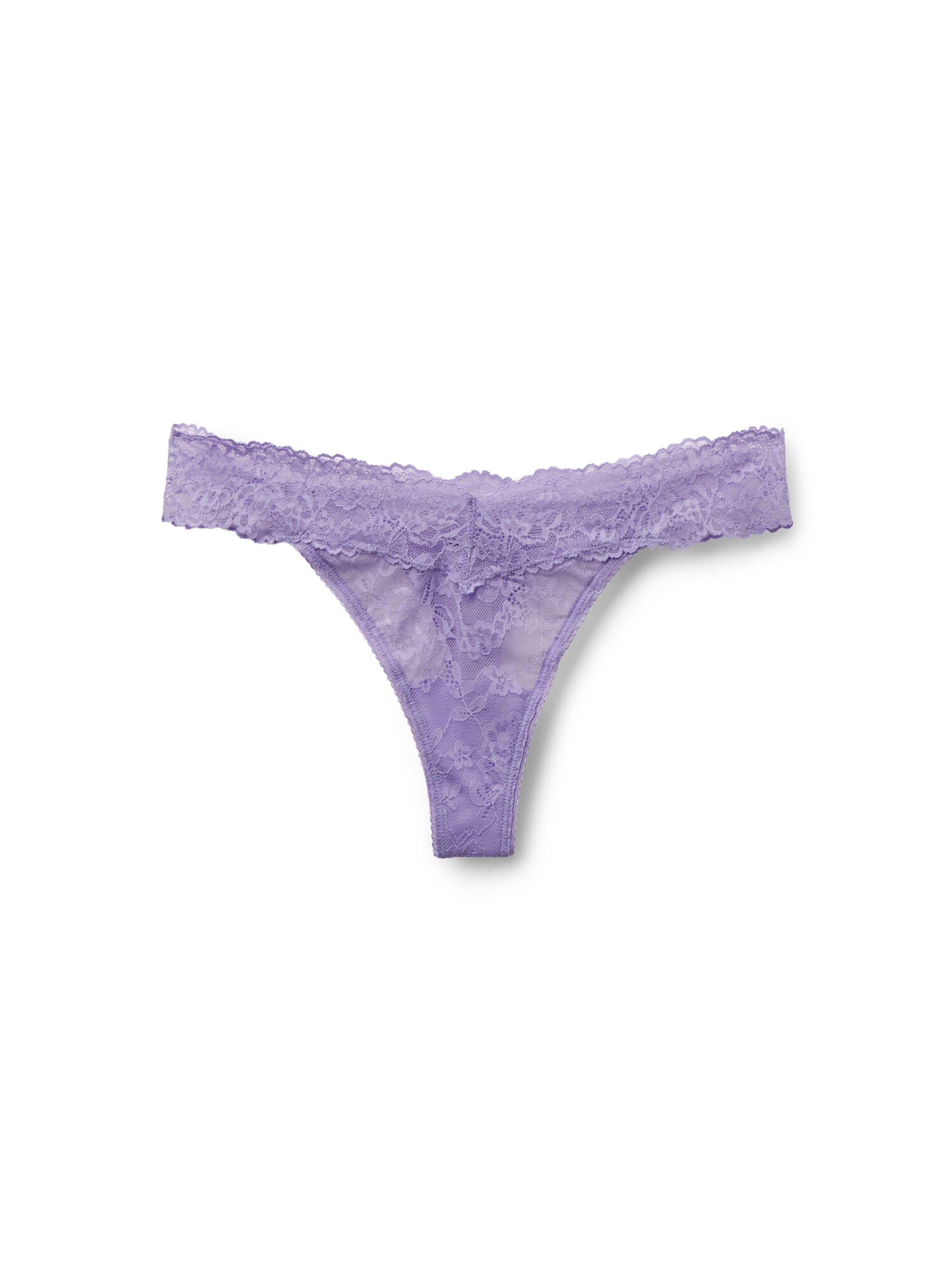 Tezenis Thong in Purple: front
