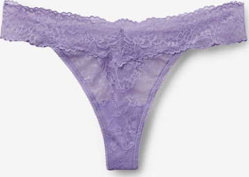 Tezenis Thong in Purple: front