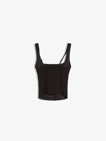 Bershka Top in Schwarz