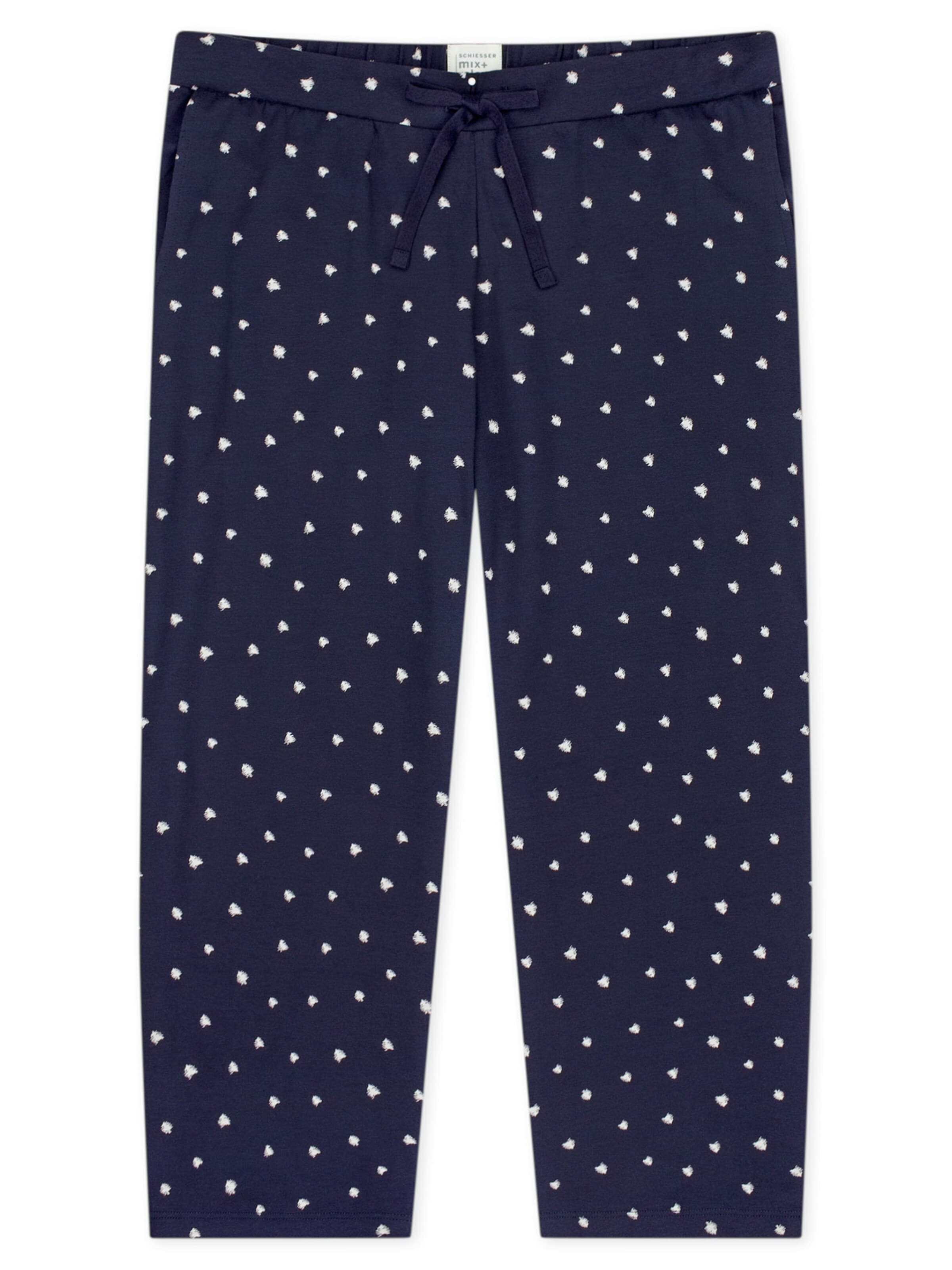 SCHIESSER Pyjamahose 'Mix & Relax'‌‌‌‌‌‌‌‌ in S in blau, Produktansicht