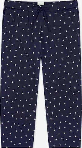 SCHIESSER Pyjamahose 'Mix & Relax' in Blau: Vorderseite