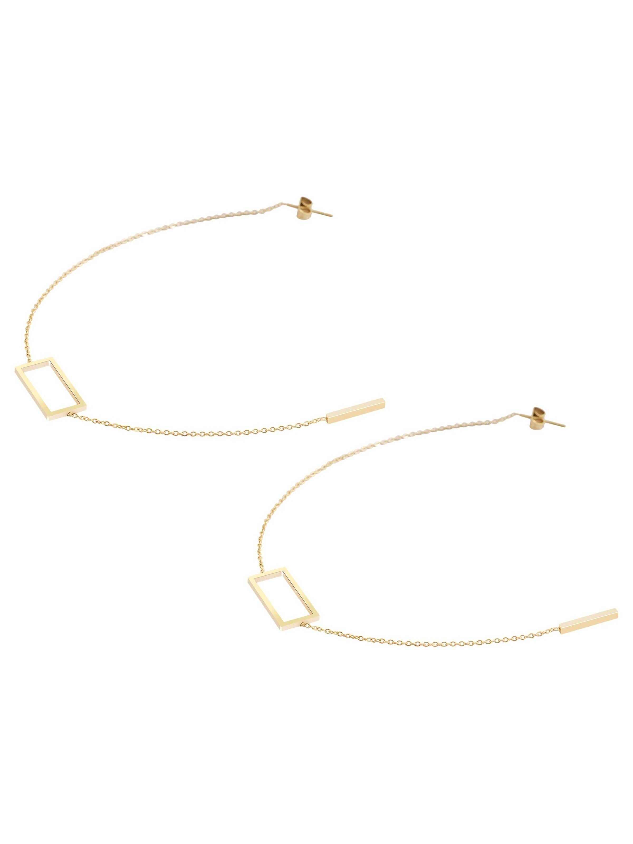 Akzent Earrings 'Vilte, langlebig' in Gold