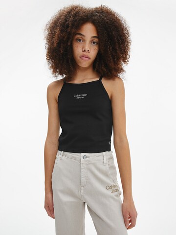 Calvin Klein Jeans Top in Black: front