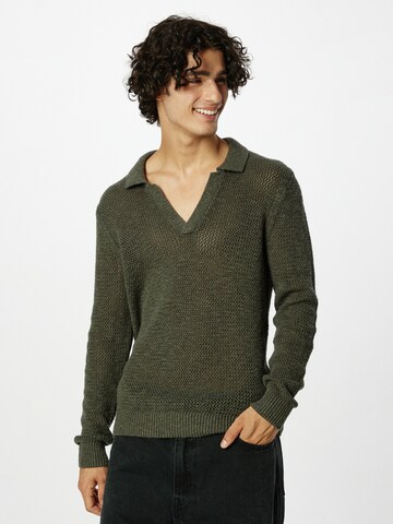 Abercrombie & Fitch Pullover i grøn: forside