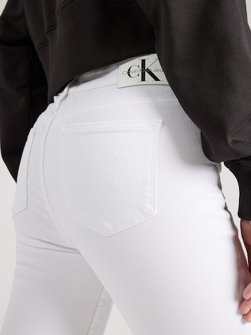 Calvin Klein Jeans - Skinny Calças de ganga em branco