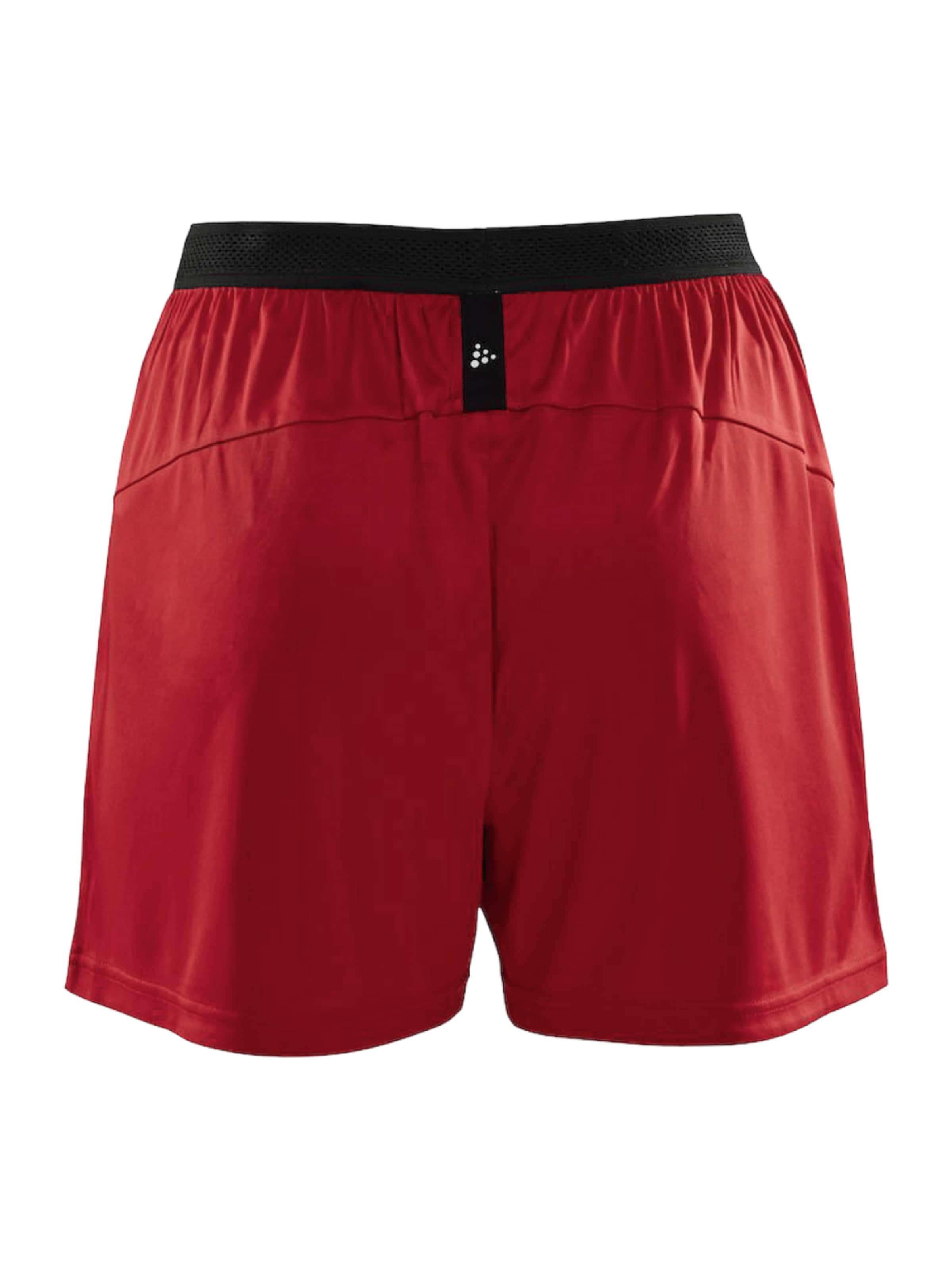 Craft Regular Workout Pants 'Progress 2.0' in Red