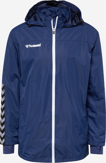 Hummel Sportjas in de kleur Donkerblauw / Antraciet / Wit, Productweergave
