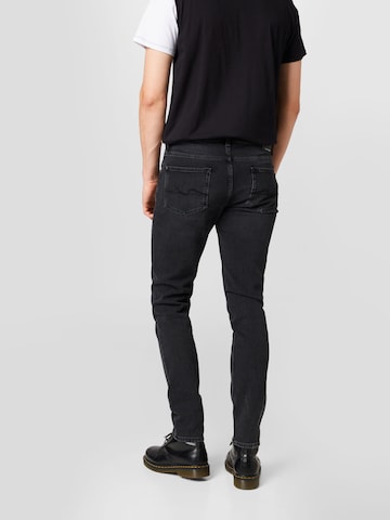 7 for all mankind Tapered Farmer 'SLIMMY' - fekete