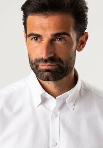 Black Label Shirt Regular Fit Businesshemd 'OXFORD' in Weiß