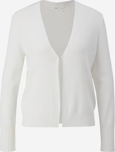 s.Oliver BLACK LABEL Cardigan en blanc, Vue avec produit