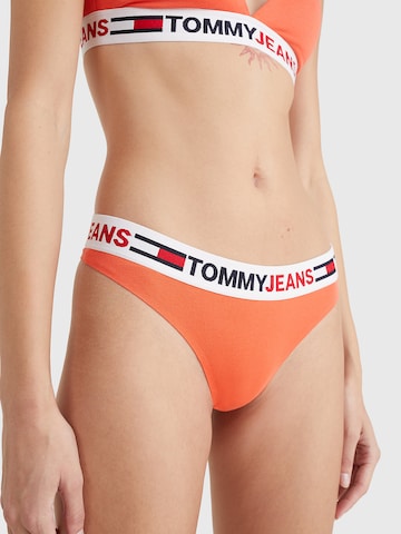 Tommy Hilfiger Underwear String in Oranje: voorkant