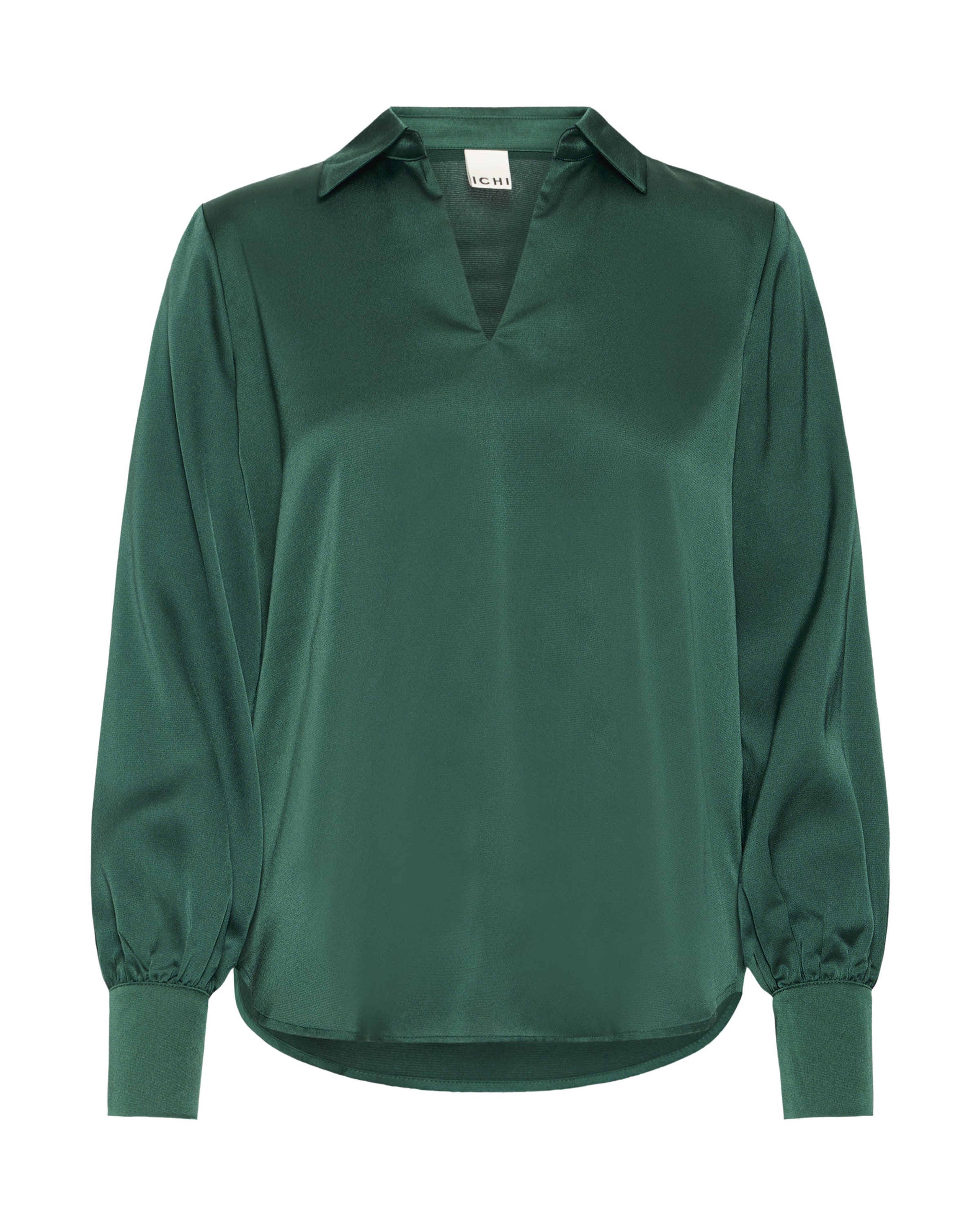 ICHI Bluse in Grün: Vorderseite