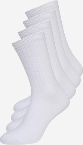 WEEKDAY Socks in White: front
