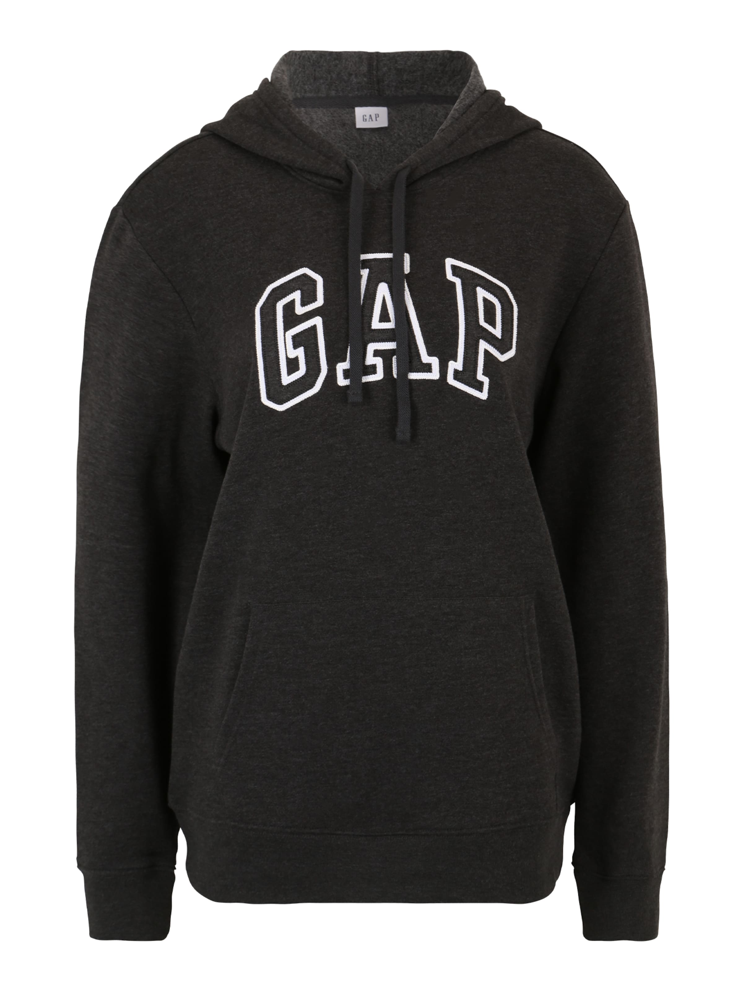 Gap Tall Свитшот 'HERITAGE' в Серый: спереди