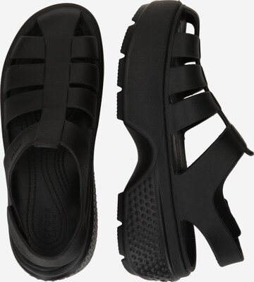Crocs Sandale in Schwarz