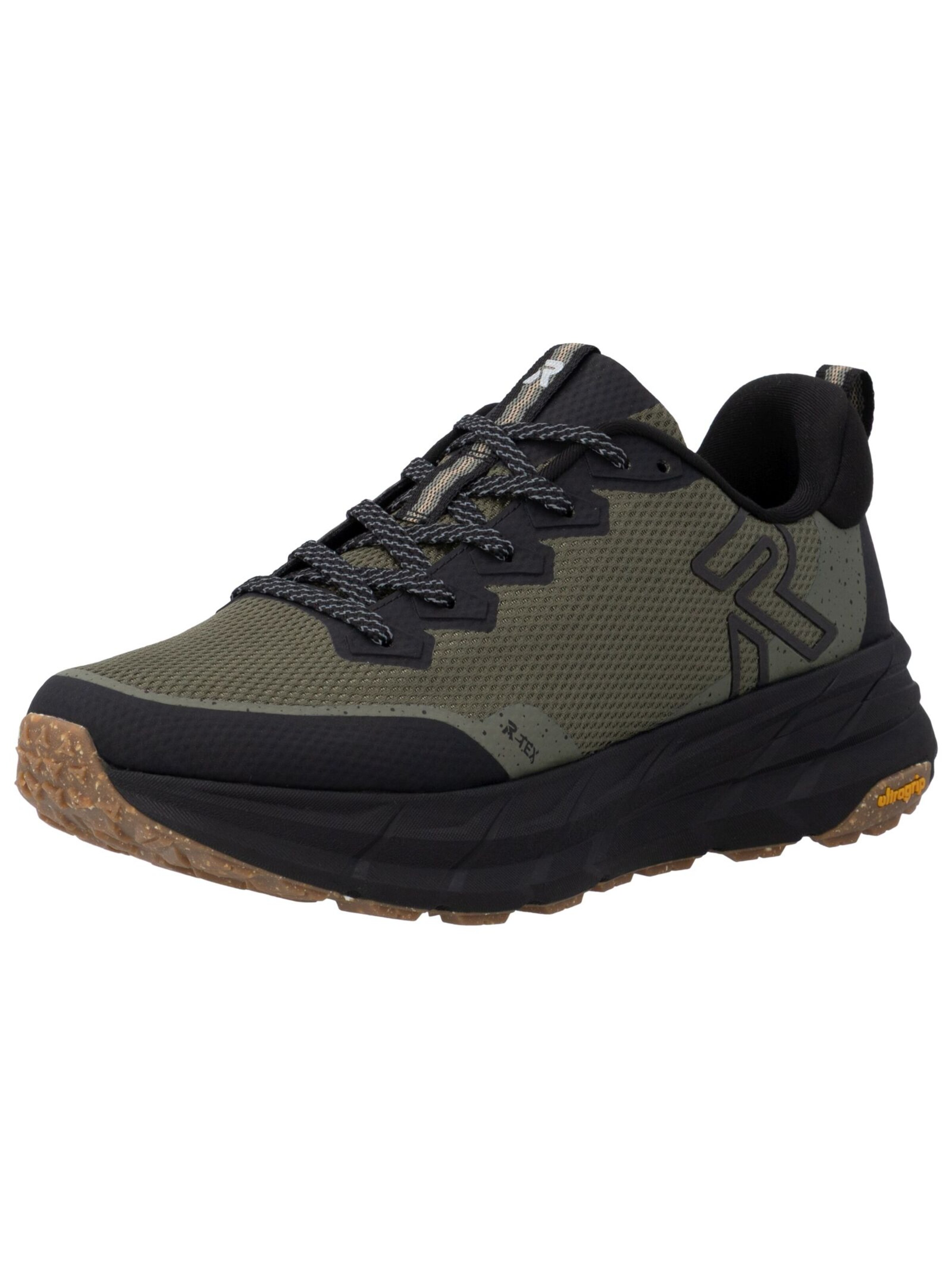 Sneaker bassa di Rieker in verde: frontale
