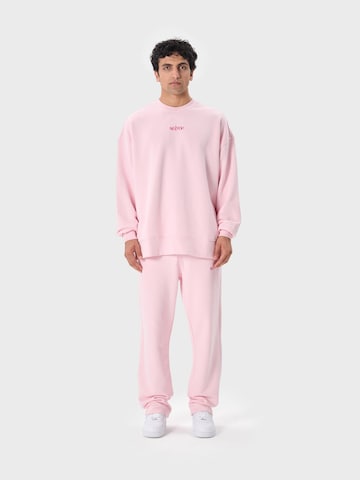 Ossy Homer Sweatshirt '450 GSM Heavy Cotton Oversize' in Pink