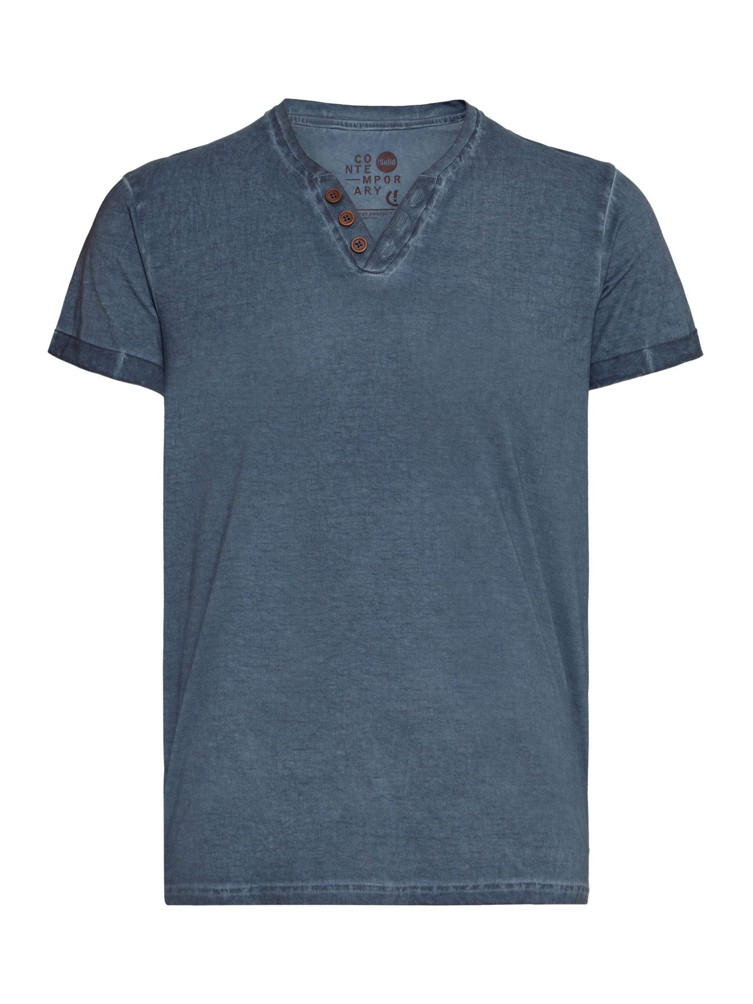 Maglietta 'Tino' di !Solid in blu: frontale