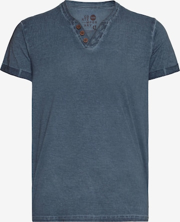 Maglietta 'Tino' di !Solid in blu: frontale