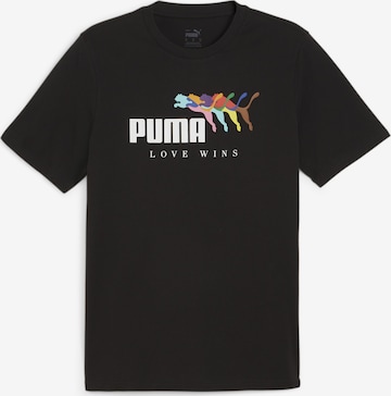 T-Shirt fonctionnel PUMA en noir : devant