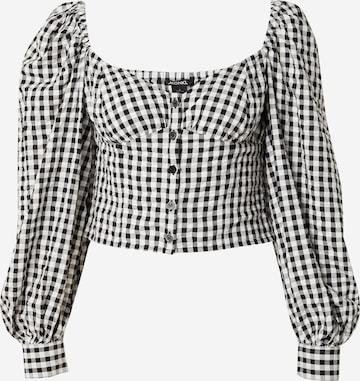 Chemisier Monki en noir : devant