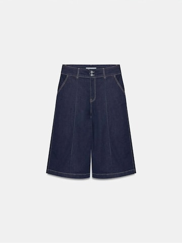 Dilvin Wide leg Pants in Blue: front