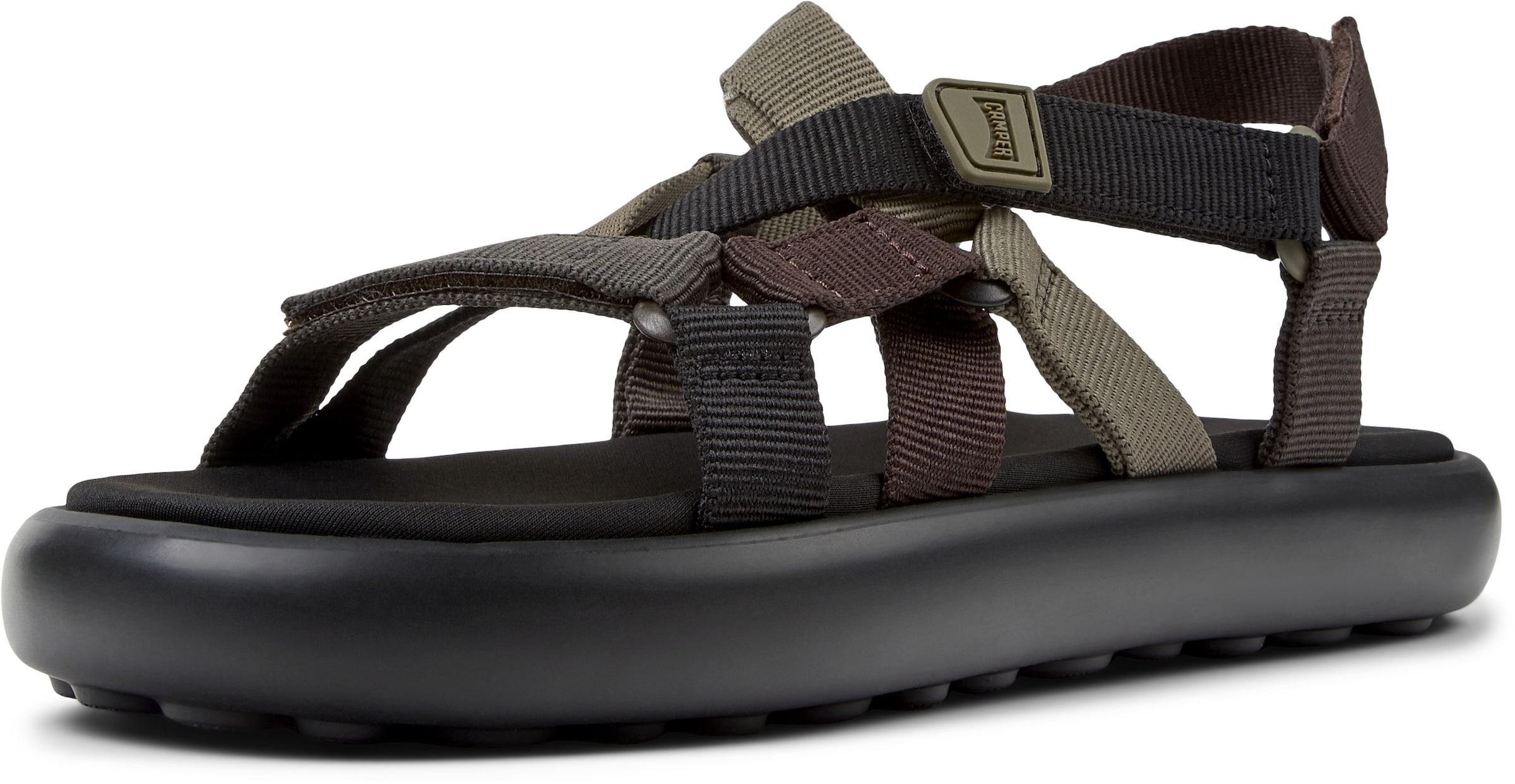 CAMPER Sandale 'Pelotas Flota' in Schwarz: Vorderseite