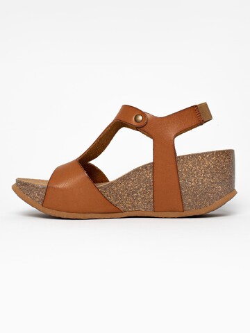 Bayton Sandal 'Madrida' i brun