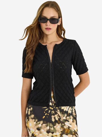 Camicia da donna di Bianco Lucci in nero: frontale