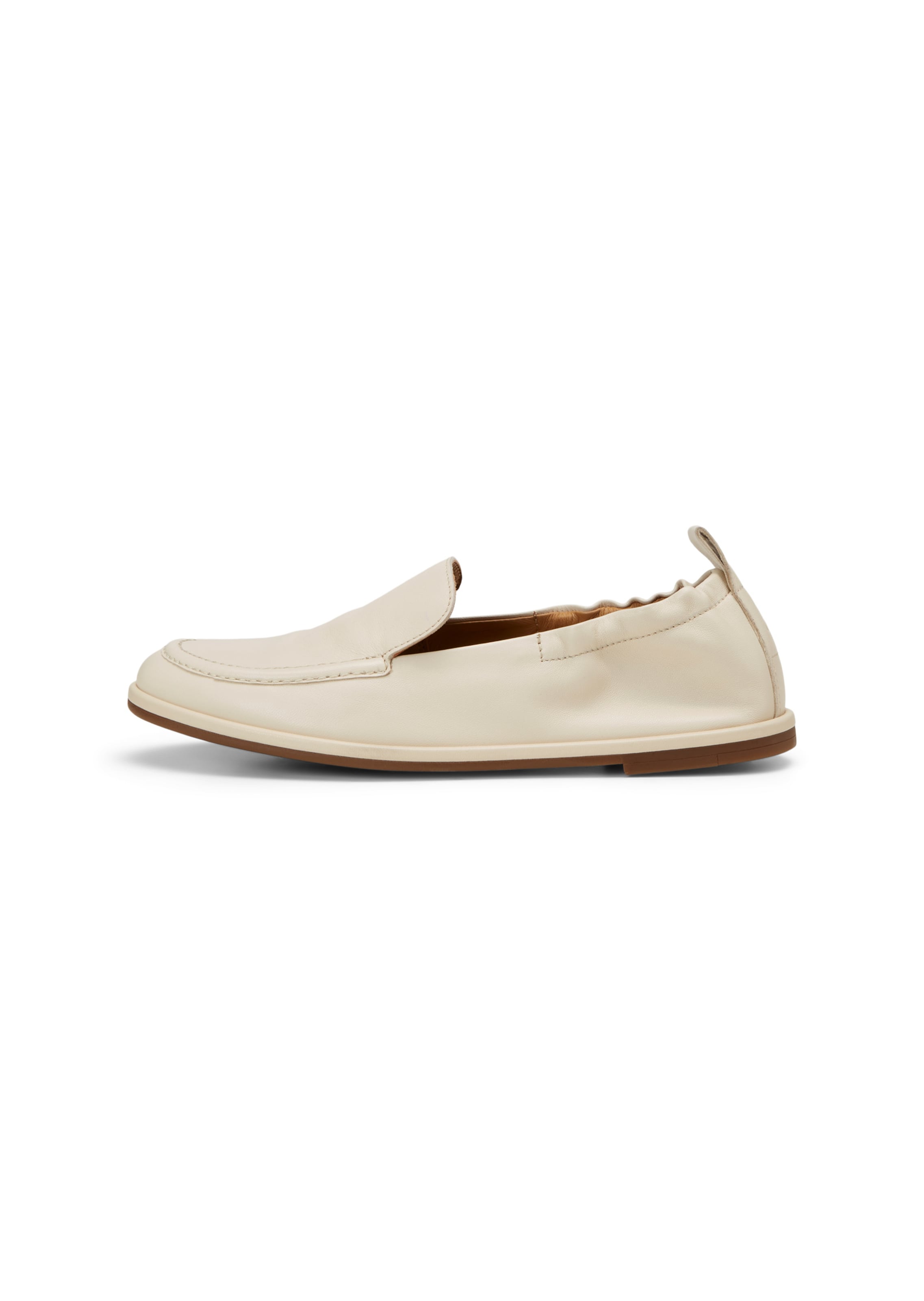 Marc O'Polo Classic Flats in Beige: front
