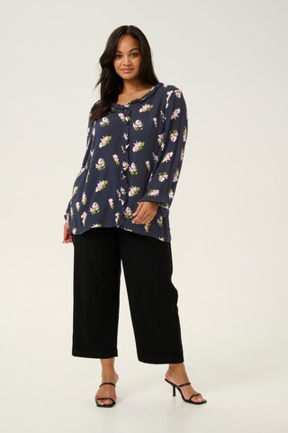 KAFFE CURVE Blouse 'Ellena' in Blue