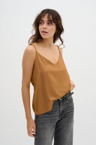 Haut 'Estelle' My Essential Wardrobe en jaune : devant